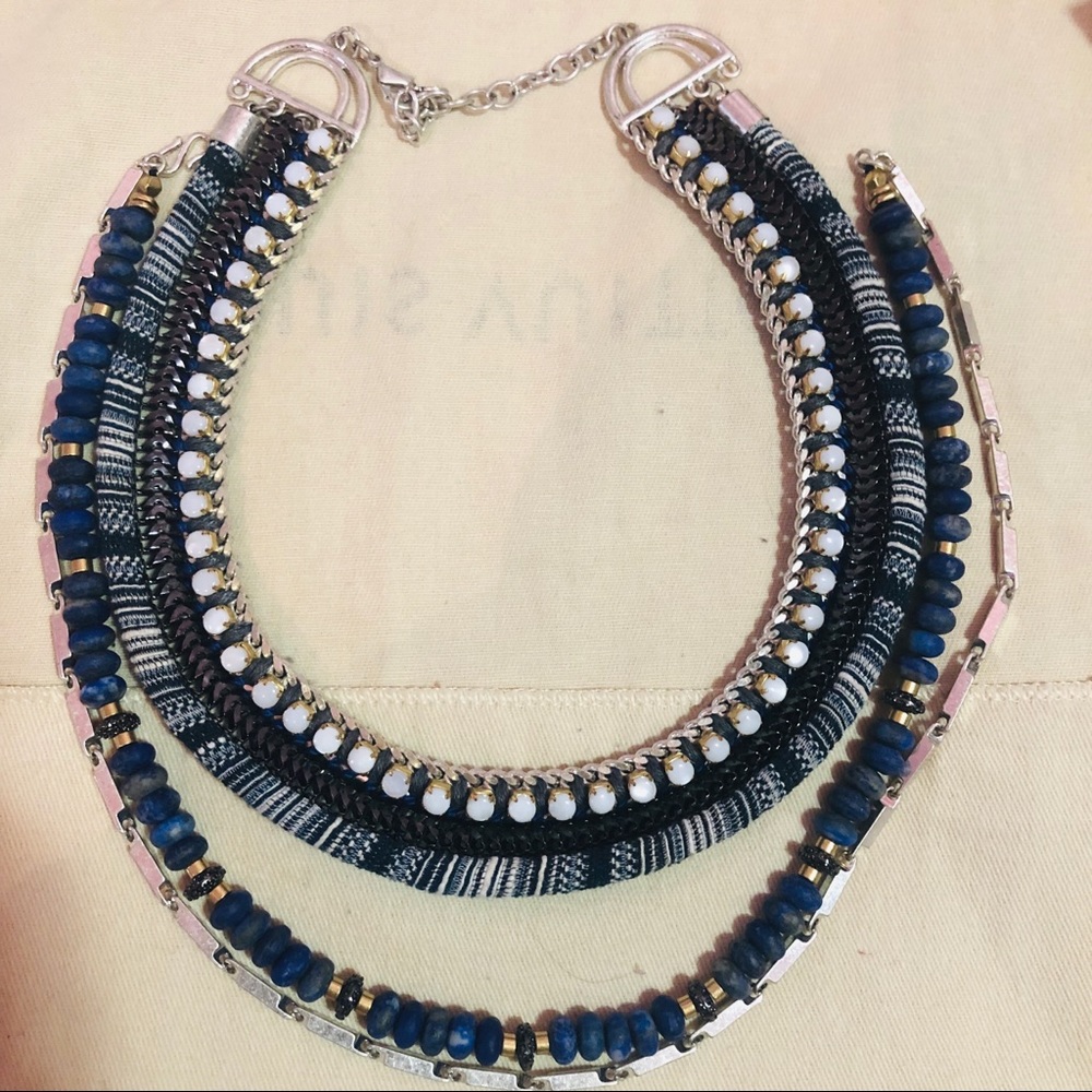 Stella & Dot Emmeline Necklace Nautical Statement